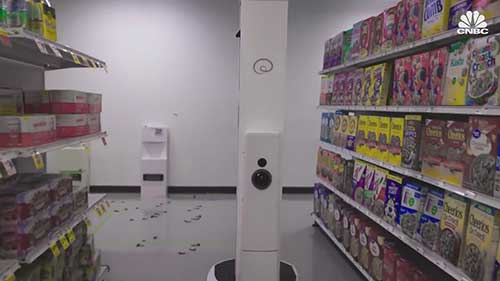 超市机器人“员工”
