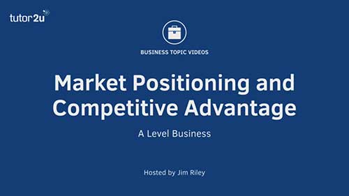 市场定位及比较优势