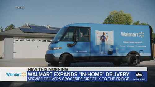 沃尔玛推出送货至冰箱服务