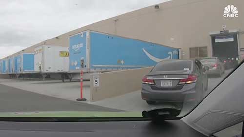 亚马逊配送司机的一天