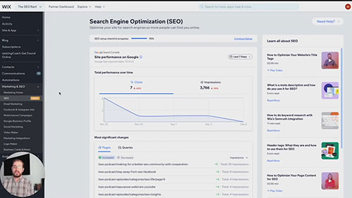 如何使用搜索引擎优化面板