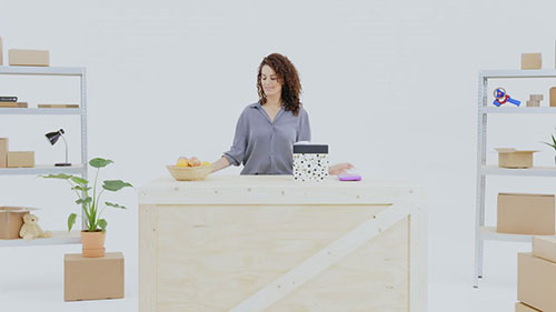 礼物的全球运输