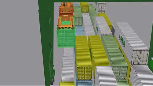 自动化堆场起重机系统