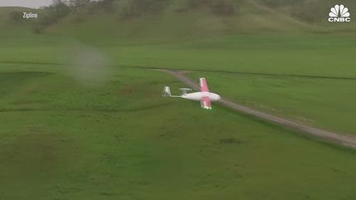 无人机配送初创企业Zipline