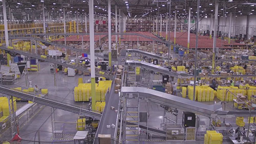 亚马逊最大的仓库