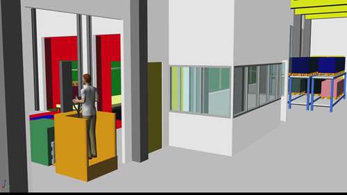 物料流动仿真设计