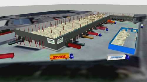 铁路货运站的模拟