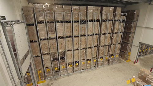 可移动货架展示