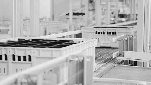 生物科技公司的自动化仓库