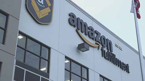 亚马逊仓库的机器人