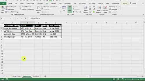 如何用Excel制作订单表格