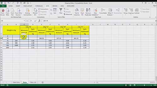 根据货物重量及距离计算运输费用