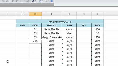 如何在Excel中创建进/出仓库存系统