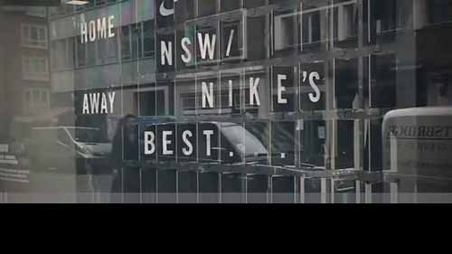 耐克互动式橱窗展示