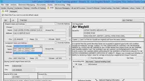 如何生成航空主运单