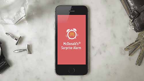 麦当劳的惊喜闹钟