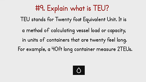 20个物流面试常见问题