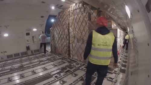 波音777全货机货物装载