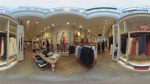 现代商场的灯光学