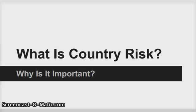 什么是国家风险