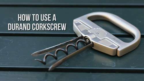 如何使用杜兰德开瓶器