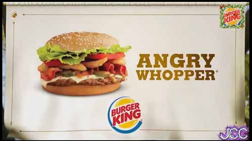 汉堡王趣味广告