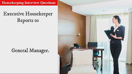 客房服务面试问答