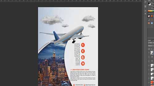 旅行社宣传单设计