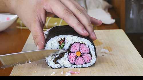 制作寿司花
