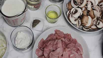 德式猪里脊佐猎人酱