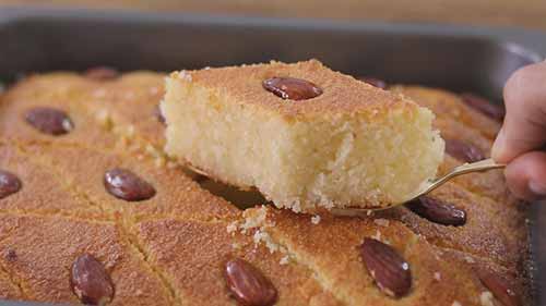 中东菜6巴斯博萨蛋糕