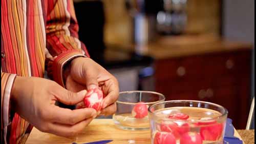 如何切萝卜做装饰