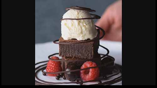 用巧克力做装饰