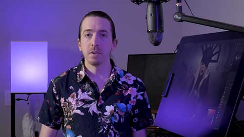 数字绘画教程：使用图层