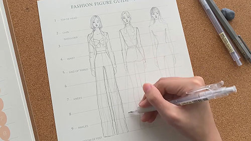 九头身时装人体画法入门