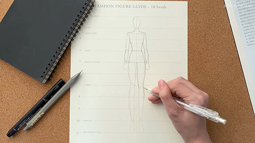 十头身时装人体画法入门