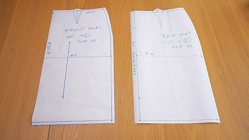 服装制版教程：裙子