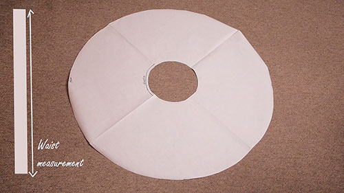 服装制版教程：长圆裙