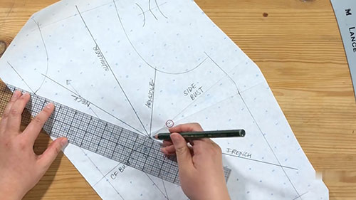 转移省道和制作刀背缝