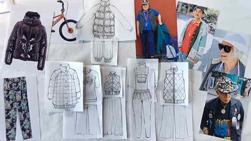 开发和营销展示服装系列