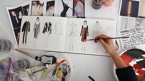 记录服装系列设计过程01