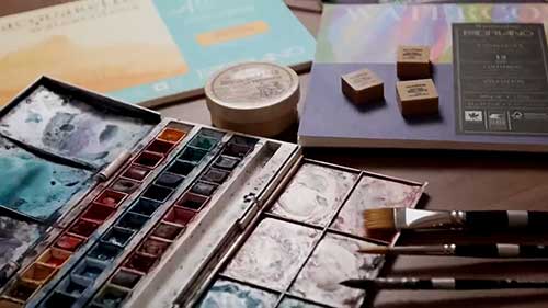 国外初学者水彩用品