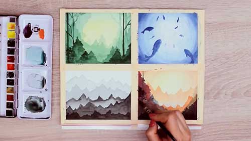 简单的水彩技巧