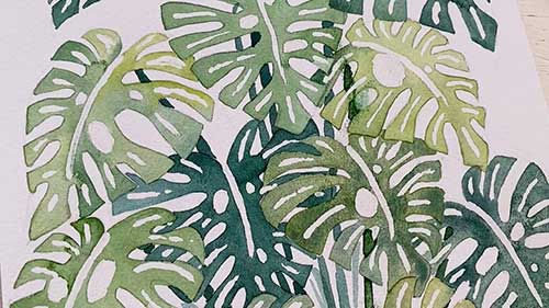 水彩画的修补技巧