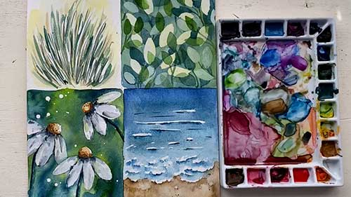 水彩留白胶的使用技巧