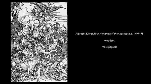 丢勒的木版画与雕版画