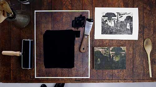 木刻版画的制作过程