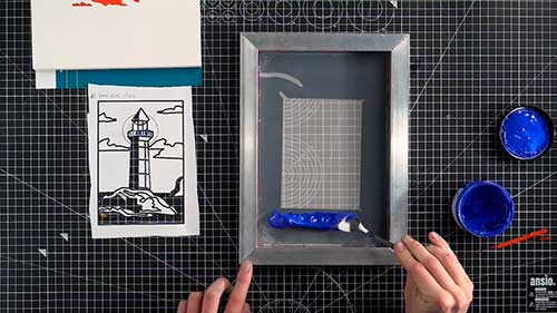 丝网版画的制作流程