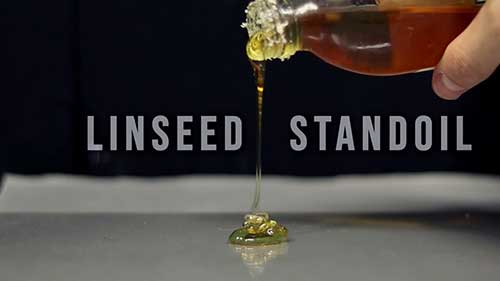 油画材料：亚麻静油