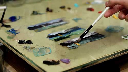 油画创作的颜料选择